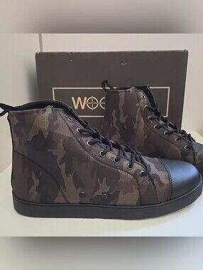 NEW Woobies Jungle Camo Boots Mod 2 Wide Size 10.5 Men’s Canvas Combat Boots